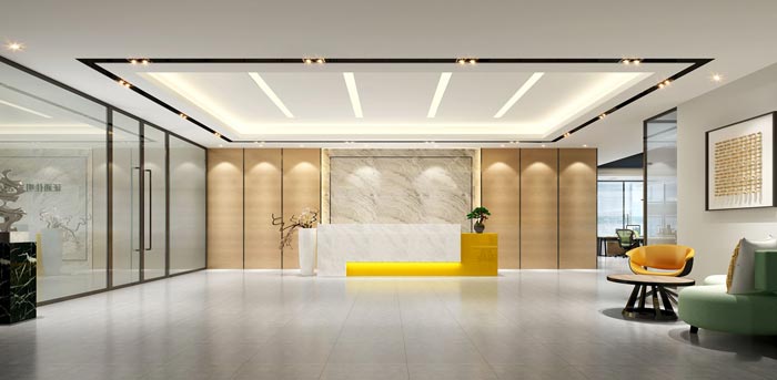 服裝貿易公司辦公室裝修設計-長寧裝修公司案例