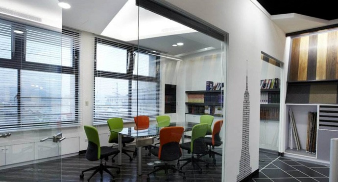 上海閔行廠房裝修行政辦公區效果圖