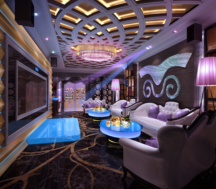 ktv室內相片墻設計效果圖