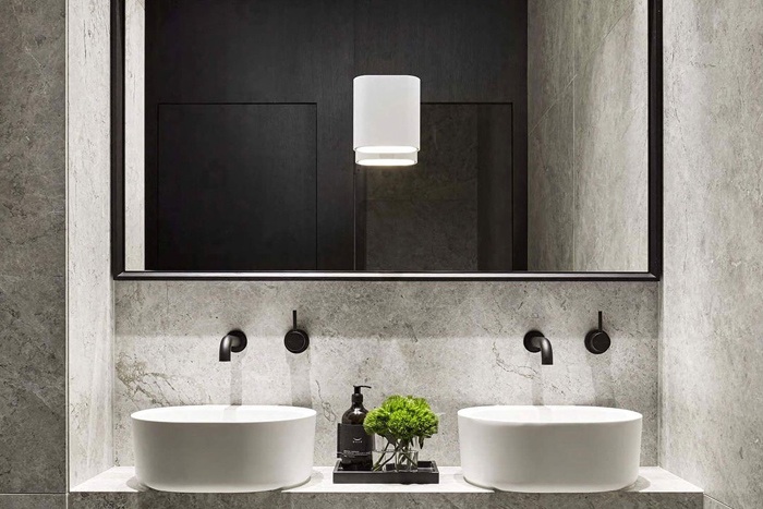 現代風格高級寫字樓過道設計圖